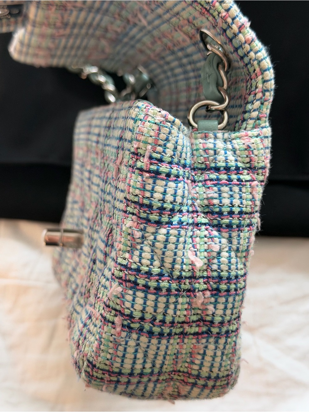 Chanel Tweed Mini Single Flap - SS 2020 Collection - Picture 11 of 12